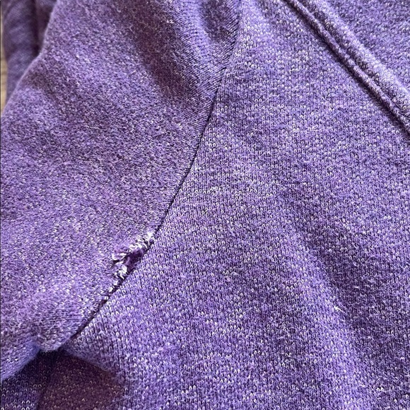 Zella Purple Asymmetrical Wrap Jacket Sweatshirt L - Picture 7 of 7